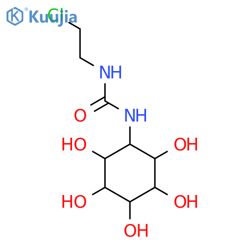 1-(2-chloroethyl)-3-(2,3,4,5,6-pentahydroxycyclohexyl)urea structure