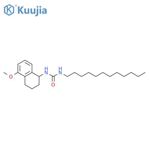 UREA, N-DODECYL-N'-(1,2,3,4-TETRAHYDRO-5-METHOXY-1-NAPHTHALENYL)- structure
