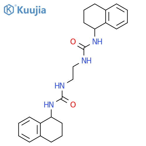 Urea, N,N''-1,2-ethanediylbis[N'-(1,2,3,4-tetrahydro-1-naphthalenyl)- structure