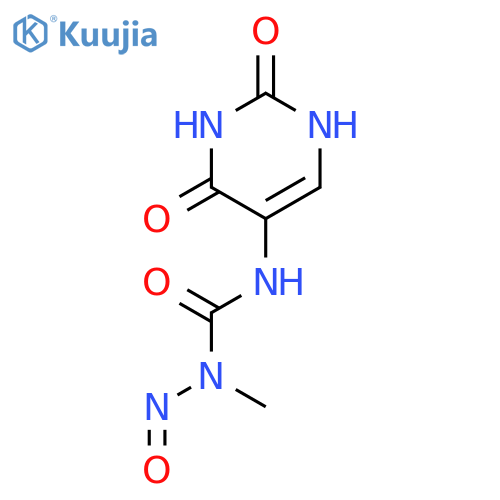 3-(2,4-dioxo-1,2,3,4-tetrahydropyrimidin-5-yl)-1-methyl-1-nitrosourea structure