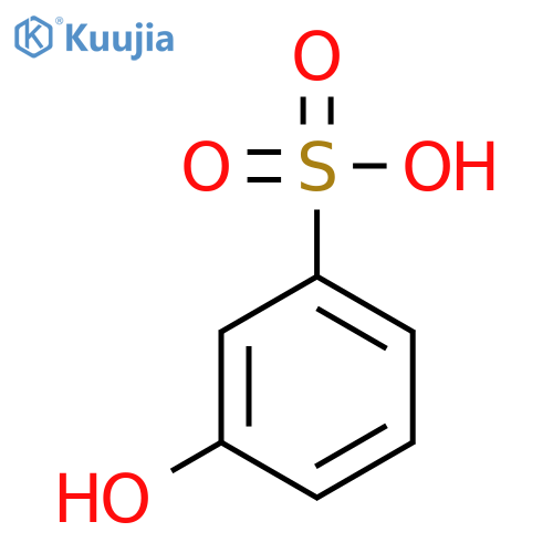 Benzenesulfonic acid,3-hydroxy- structure