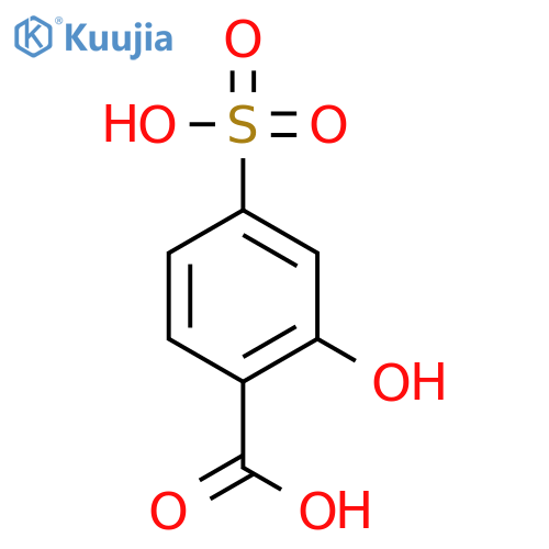 Benzoic acid, 2-hydroxy-4-sulfo- structure