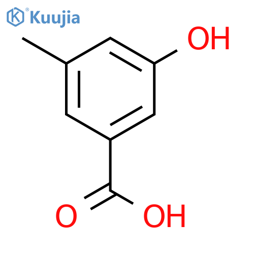 3-Hydroxy-5-methylbenzoic acid structure