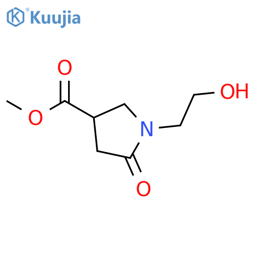 Methyl 1-(2-hydroxyethyl)-5-oxopyrrolidine-3-carboxylate structure