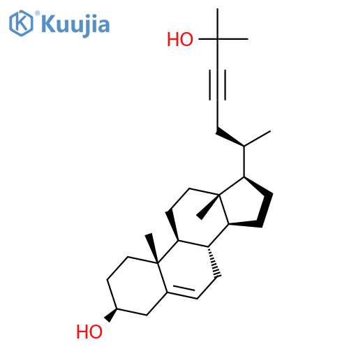 Cholest-5-en-23-yne-3,25-diol, (3b)- structure