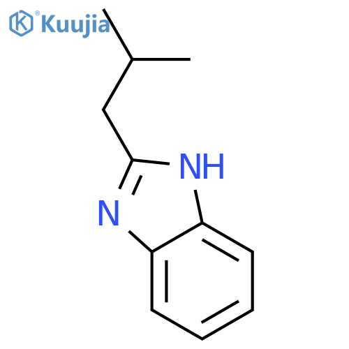 2-(2-methylpropyl)-1H-1,3-benzodiazole structure