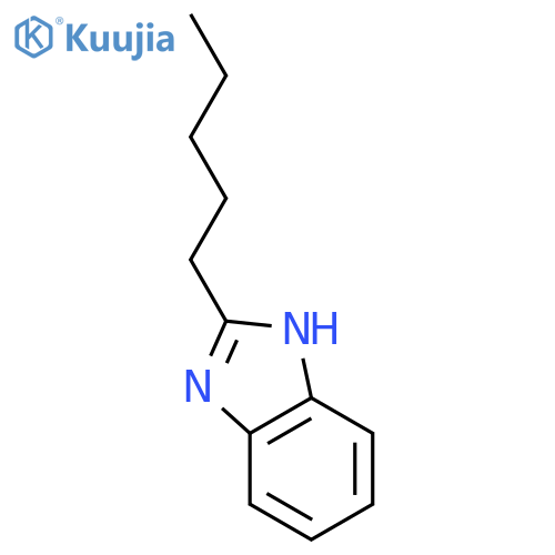 2-pentyl-1H-1,3-benzodiazole structure