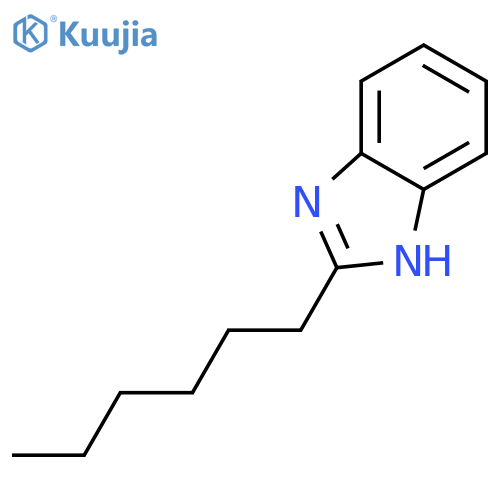 1H-Benzimidazole, 2-hexyl- structure