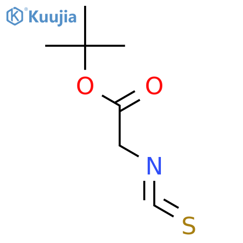 Acetic acid, isothiocyanato-, 1,1-dimethylethyl ester structure