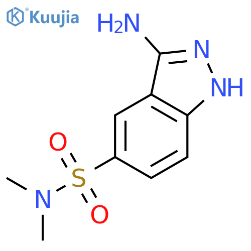 1H-Indazole-5-sulfonamide, 3-amino-N,N-dimethyl- structure