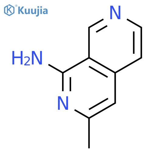 2,7-NAPHTHYRIDIN-1-AMINE, 3-METHYL- structure