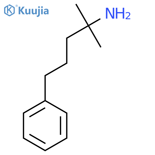 2-methyl-5-phenylpentan-2-amine structure