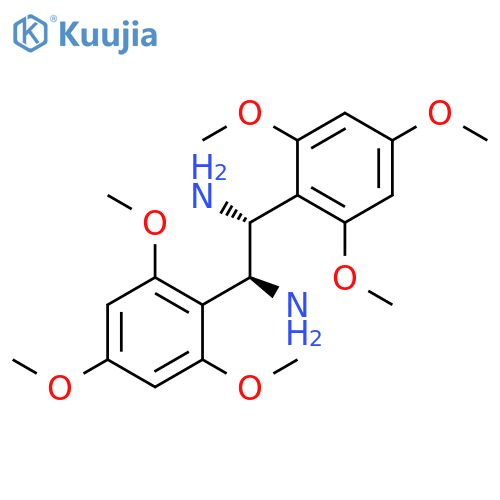 1,2-Ethanediamine, 1,2-bis(2,4,6-trimethoxyphenyl)-, (1R,2S)-rel- structure