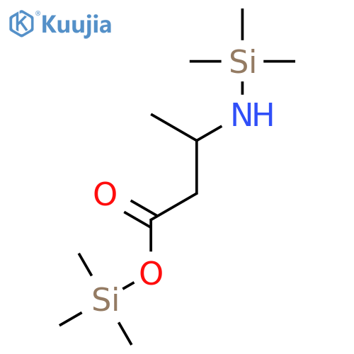 Butanoic acid, 3-[(trimethylsilyl)amino]-, trimethylsilyl ester structure