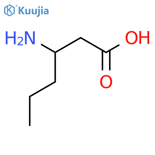 3-Amino-hexanoic Acid structure