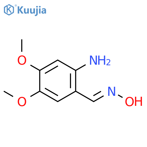 Benzaldehyde, 2-amino-4,5-dimethoxy-, oxime structure