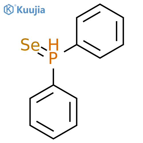 Phosphine selenide, diphenyl- structure