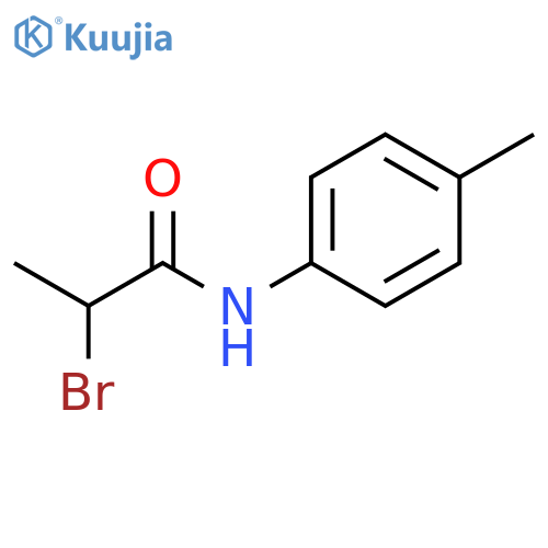 2-Bromo-N-(4-methylphenyl)propanamide structure