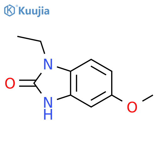 1-ethyl-5-methoxy-2,3-dihydro-1H-1,3-benzodiazol-2-one structure