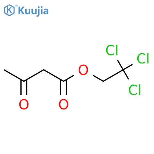Butanoic acid, 3-oxo-, 2,2,2-trichloroethyl ester structure