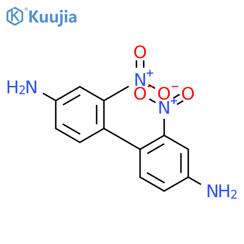 [1,1'-Biphenyl]-4,4'-diamine,2,2'-dinitro- structure