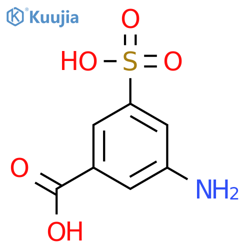 BENZOIC ACID, 3-AMINO-5-SULFO- structure