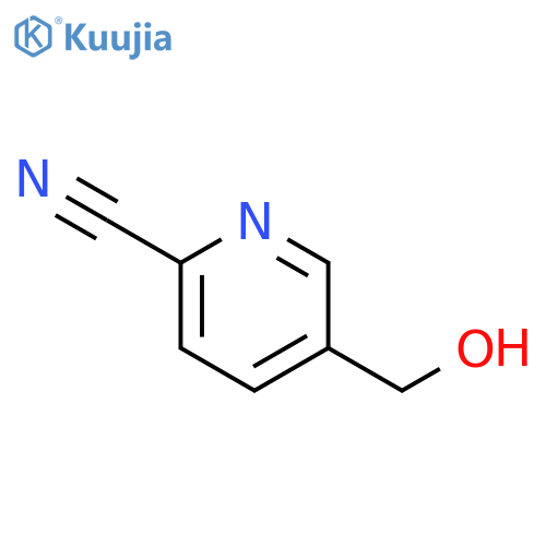 5-(hydroxymethyl)pyridine-2-carbonitrile structure