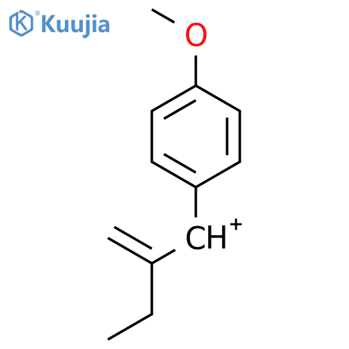 3-Propylium-1-yl, 3-(4-methoxyphenyl)-1-methyl-2-methylene- structure