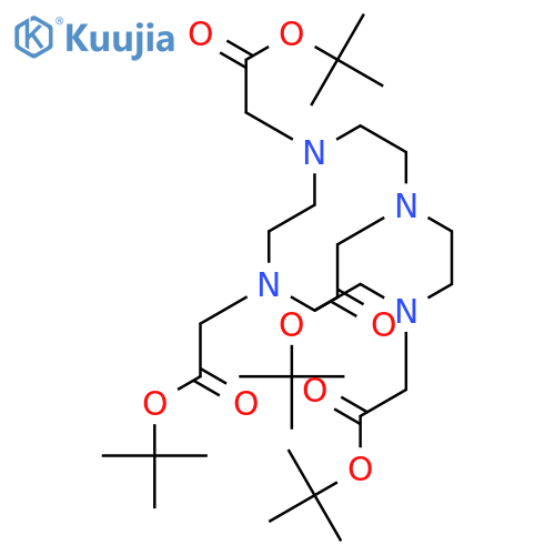 1,4,7,10-Tetraazacyclododecane-1,4,7,10-tetraacetic acid,tetrakis(1,1-dimethylethyl) ester structure