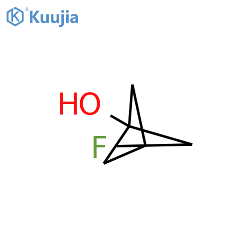 3-fluorobicyclo[1.1.1]pentan-1-ol structure