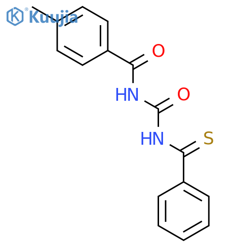 Benzamide,4-methyl-N-[[(phenylthioxomethyl)amino]carbonyl]- structure