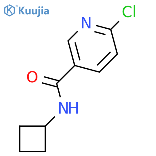 6-chloro-N-cyclobutylnicotinamide structure