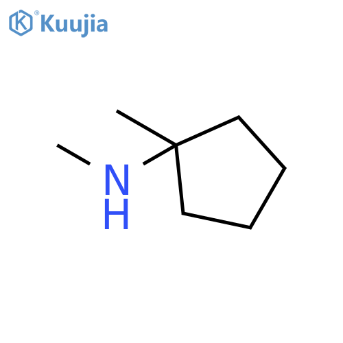 N,1-dimethylcyclopentan-1-amine structure