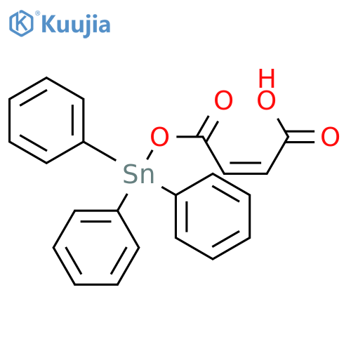 2-BUTENOIC ACID, 4-OXO-4-[(TRIPHENYLSTANNYL)OXY]-, (2Z)- structure