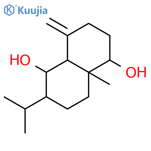 2-Isopropyl-4a-methyl-8-methylenedecahydro-1,5-naphthalenediol structure