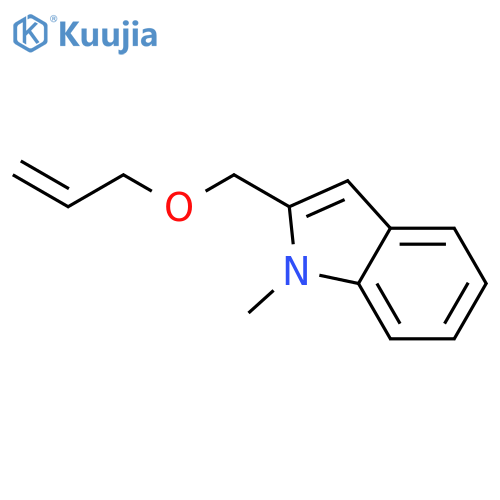 1H-Indole, 1-methyl-2-[(2-propenyloxy)methyl]- structure