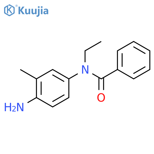 N-(4-Amino-3-methylphenyl)-N-ethylbenzamide structure