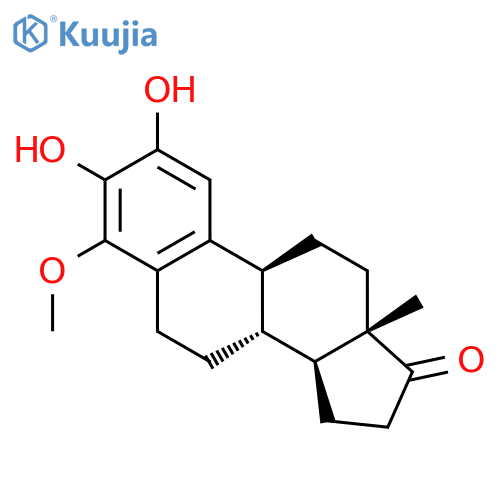 ESTRA-1,3,5(10)-TRIEN-17-ONE, 2,3-DIHYDROXY-4-METHOXY- structure