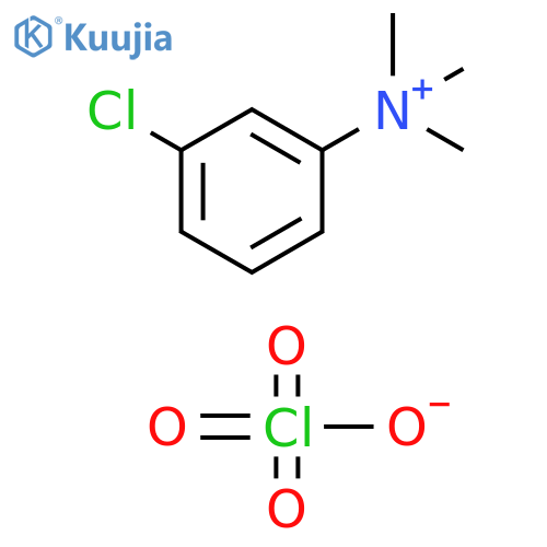 Benzenaminium, 3-chloro-N,N,N-trimethyl-, perchlorate structure
