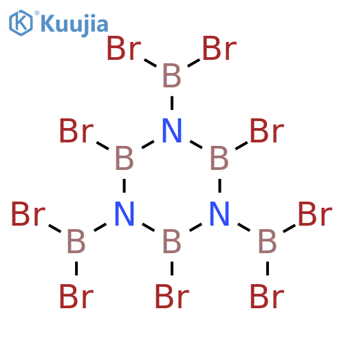 BORAZINE, 2,4,6-TRIBROMO-1,3,5-TRIS(DIBROMOBORYL)- structure
