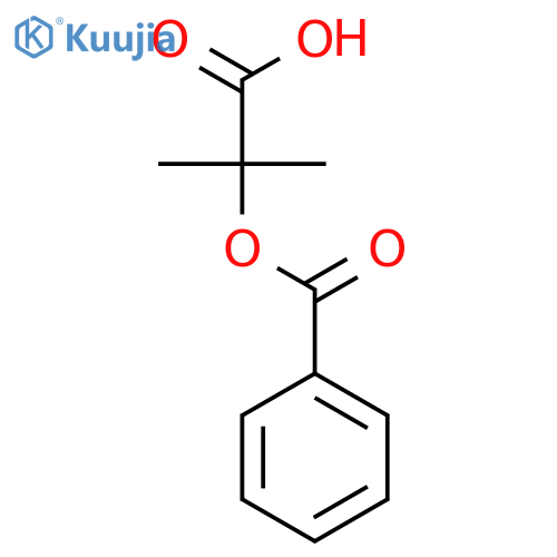 2-(Benzoyloxy)-2-methylpropanoic acid structure