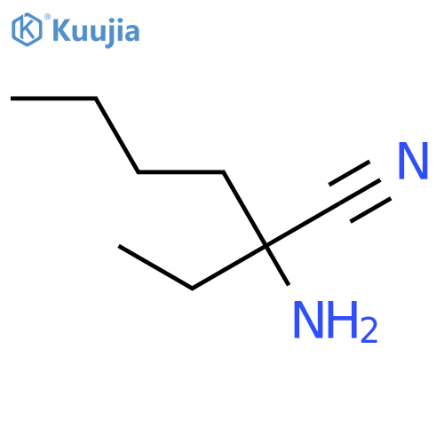 Hexanenitrile, 2-amino-2-ethyl- structure