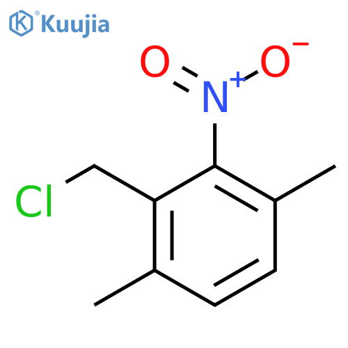 3,6-Dimethyl-2-nitrobenzyl chloride structure