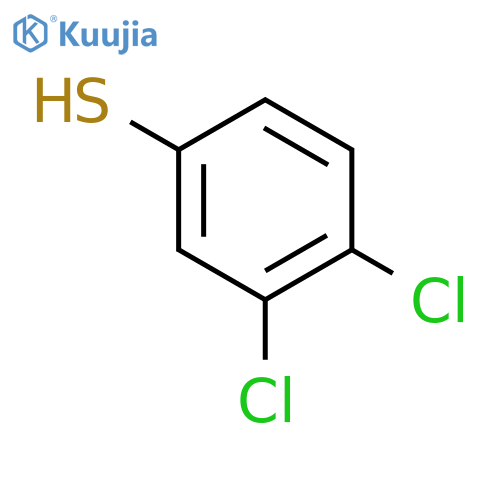 3,4-Dichlorothiophenol structure