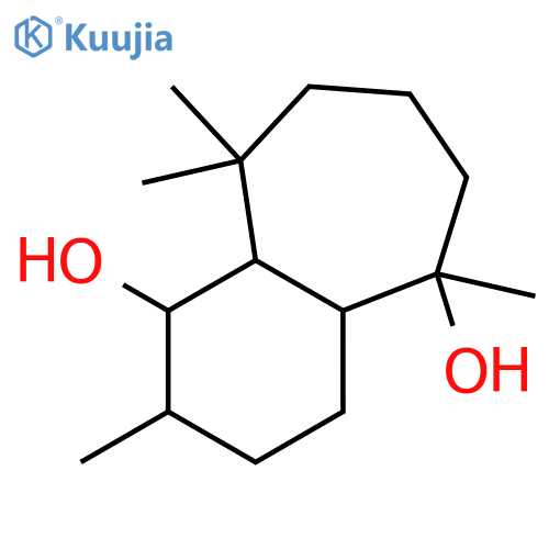 1H-BENZOCYCLOHEPTENE-1,5-DIOL, DECAHYDRO-2,5,9,9-TETRAMETHYL- structure