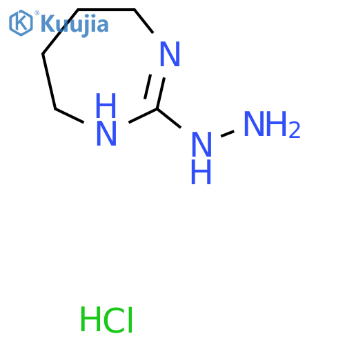 (4,5,6,7-Tetrahydro-1H-[1,3]diazepin-2-yl)-hydrazine hydrochloride structure