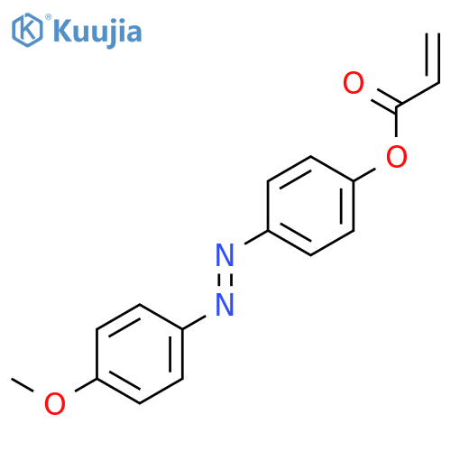 2-Propenoic acid, 4-[(4-methoxyphenyl)azo]phenyl ester structure