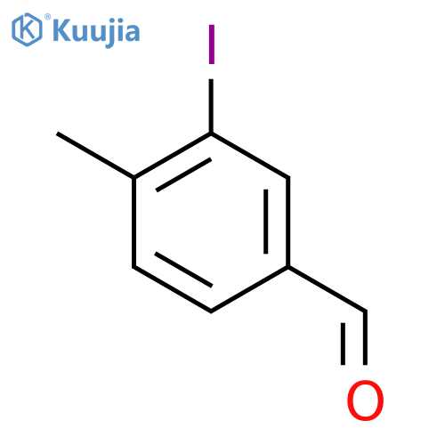 3-Iodo-4-methylbenzaldehyde structure