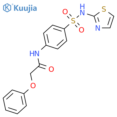 2-phenoxy-N-{4-(1,3-thiazol-2-yl)sulfamoylphenyl}acetamide structure