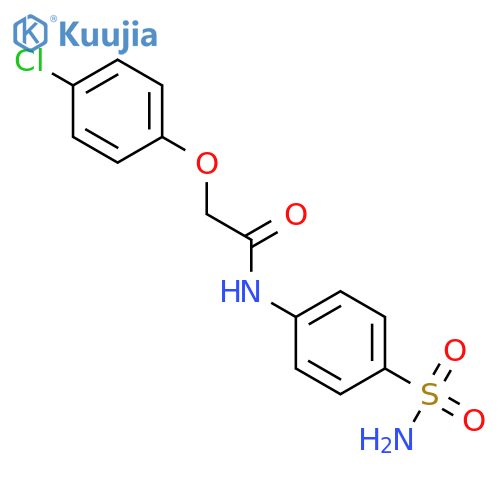 2-(4-chlorophenoxy)-N-(4-sulfamoylphenyl)acetamide structure